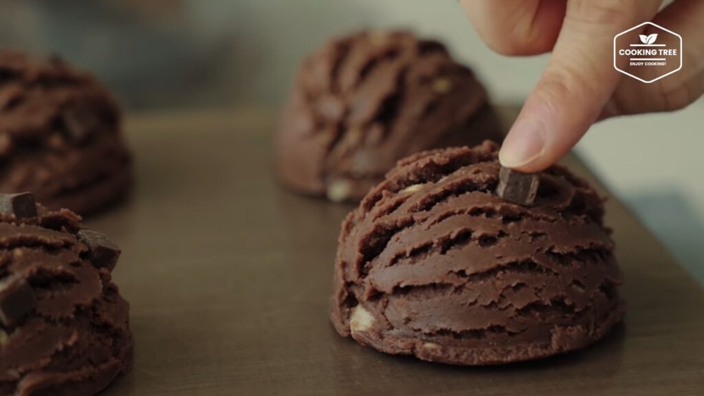 Chocolate Chip Ice cream Scoop Cookies Cooking tree