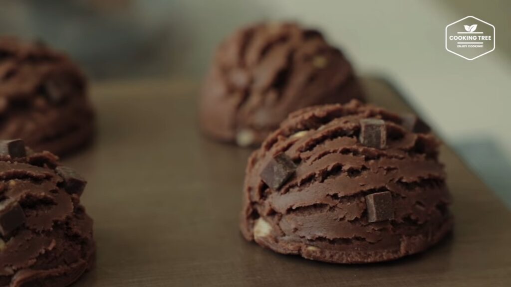 Chocolate Chip Ice cream Scoop Cookies Cooking tree