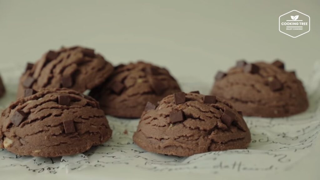 Chocolate Chip Ice cream Scoop Cookies Cooking tree