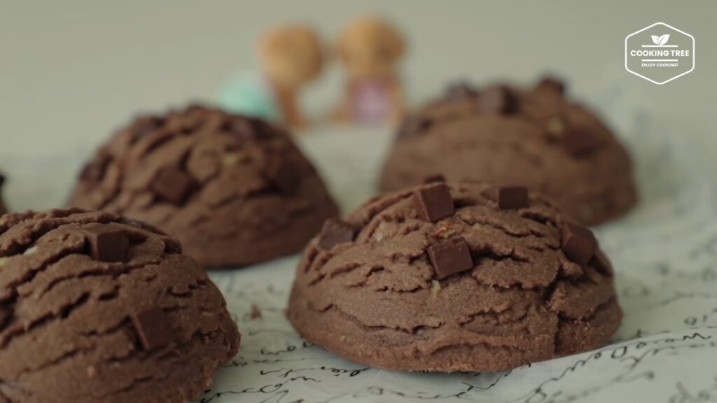 Chocolate Chip Ice cream Scoop Cookies Cooking tree