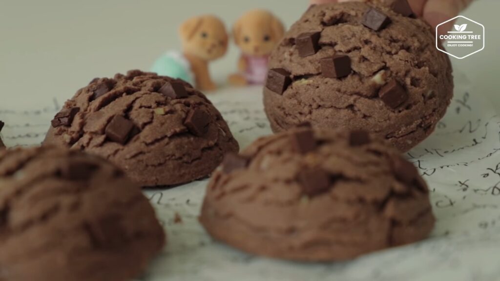 Chocolate Chip Ice cream Scoop Cookies Cooking tree