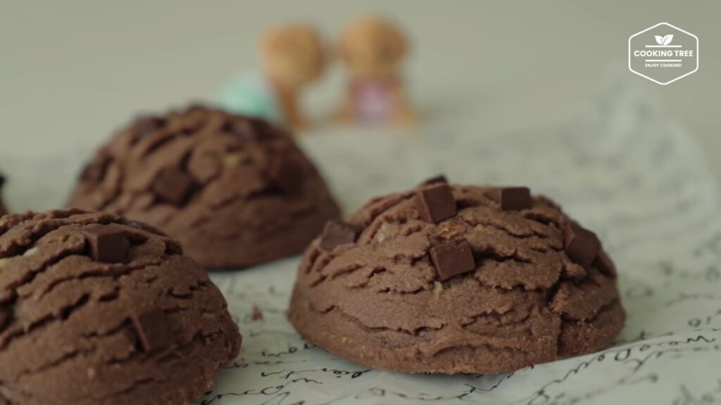 Chocolate Chip Ice cream Scoop Cookies Cooking tree