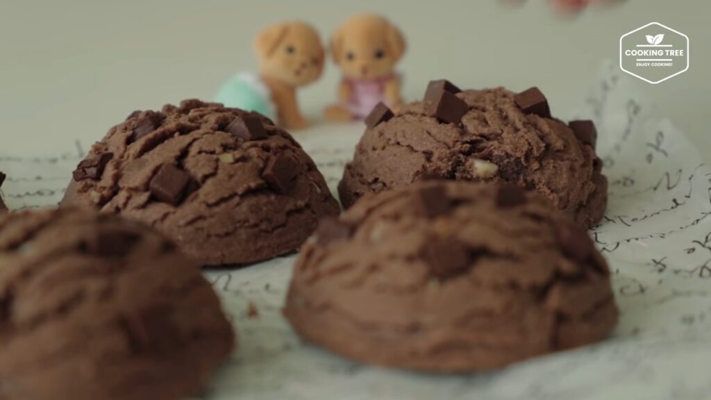 Chocolate Chip Ice cream Scoop Cookies Cooking tree