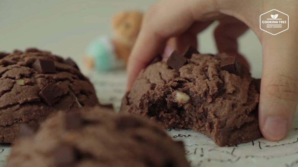 Chocolate Chip Ice cream Scoop Cookies Cooking tree