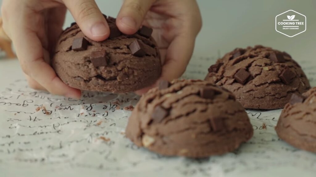Chocolate Chip Ice cream Scoop Cookies Cooking tree