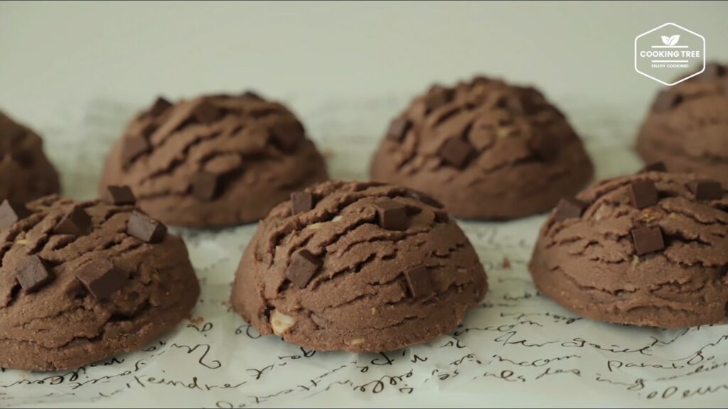 Chocolate Chip Ice cream Scoop Cookies Cooking tree