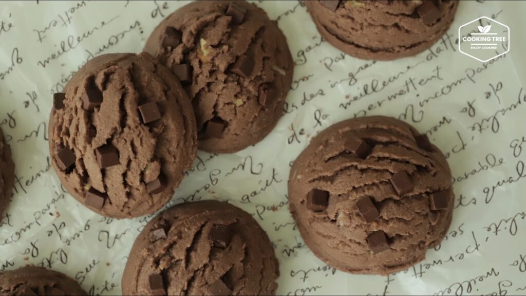 Chocolate Chip Ice cream Scoop Cookies Cooking tree