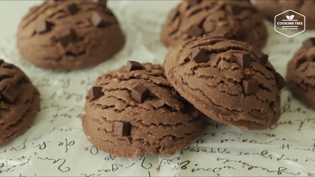 Chocolate Chip Ice cream Scoop Cookies Cooking tree