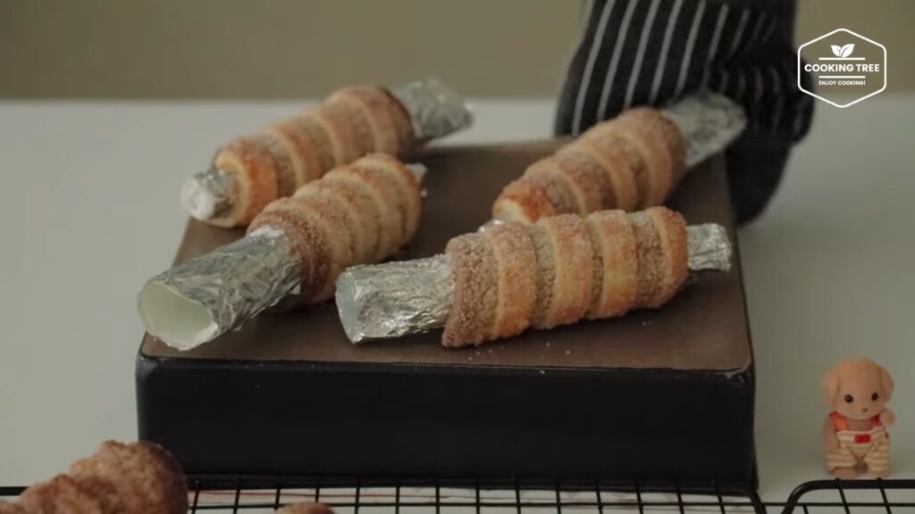 Chocolate Cornet Pie Cream Horns Recipe Cooking tree