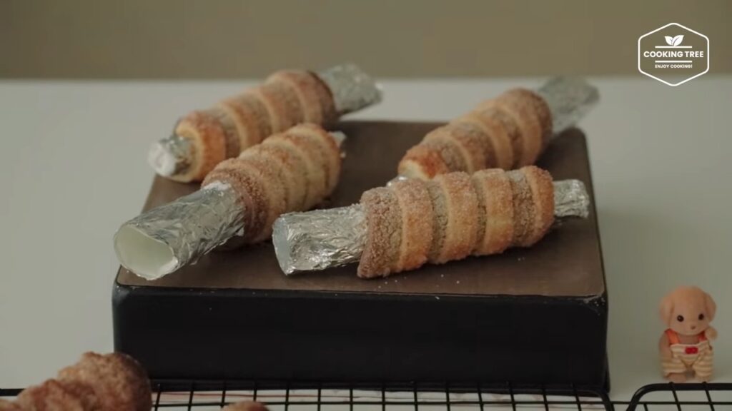 Chocolate Cornet Pie Cream Horns Recipe Cooking tree