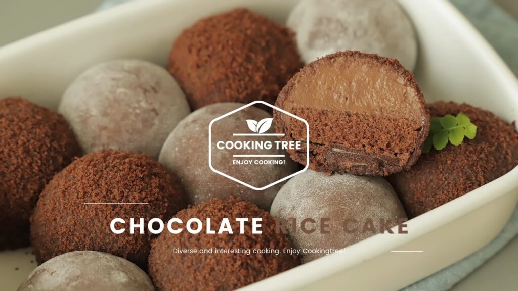 Chocolate Cream Rice Cake Recipe Cooking tree