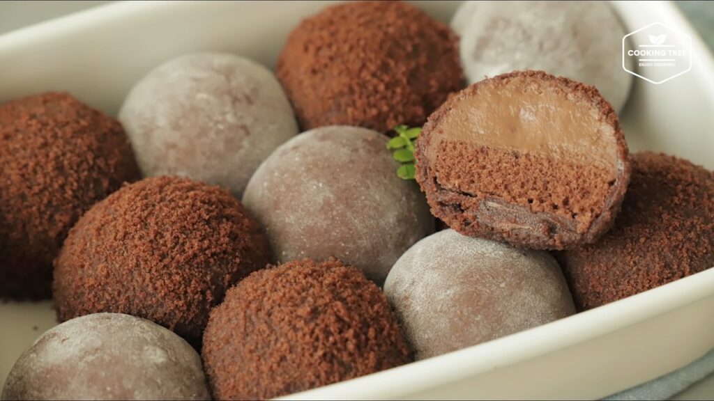 Chocolate Cream Rice Cake Recipe Cooking tree