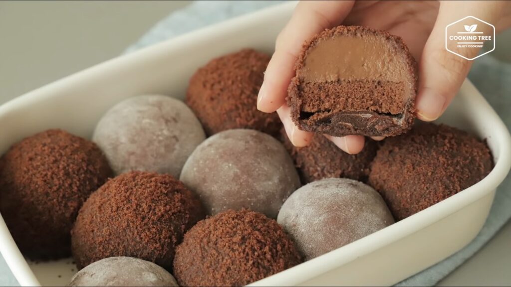 Chocolate Cream Rice Cake Recipe Cooking tree