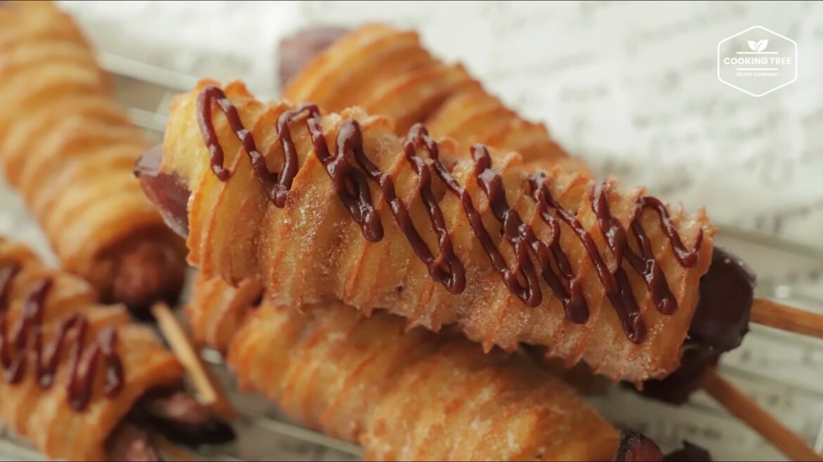 Churros Corn dog Hot dog Korean Street Food Cooking tree