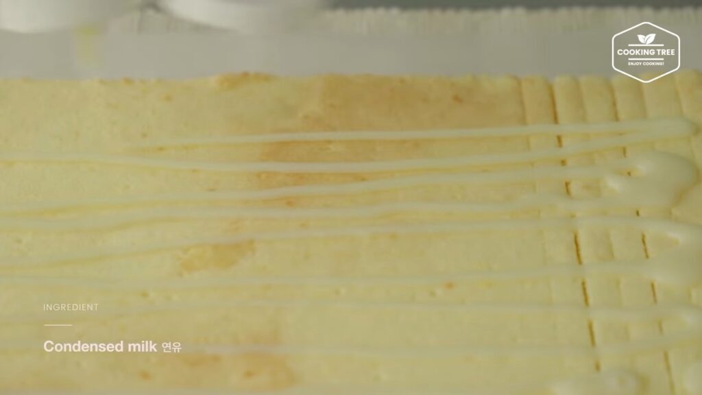 Condensed milk Roll Cake Recipe Cooking tree