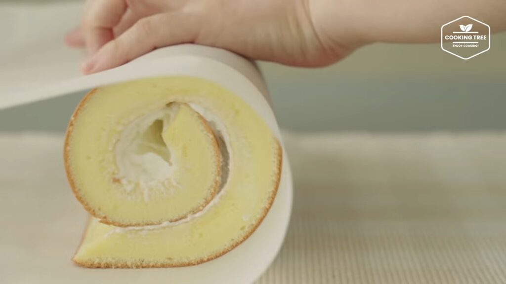 Condensed milk Roll Cake Recipe Cooking tree