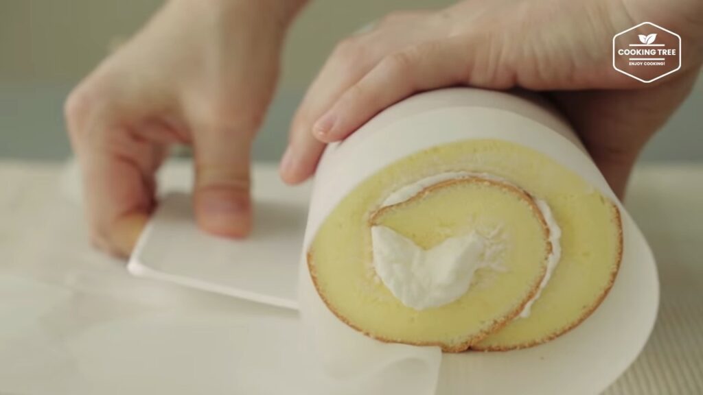 Condensed milk Roll Cake Recipe Cooking tree