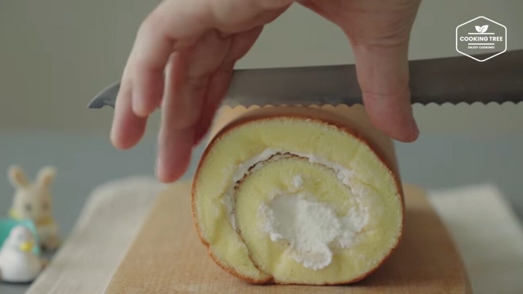 Condensed milk Roll Cake Recipe Cooking tree