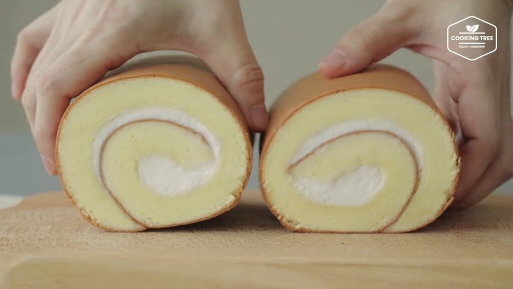 Condensed milk Roll Cake Recipe Cooking tree