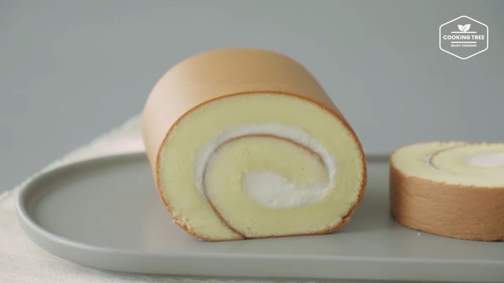 Condensed milk Roll Cake Recipe Cooking tree