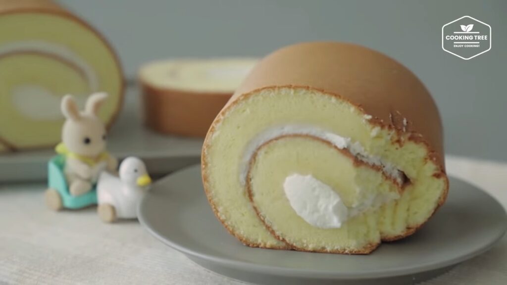 Condensed milk Roll Cake Recipe Cooking tree