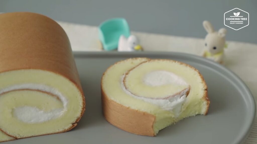 Condensed milk Roll Cake Recipe Cooking tree