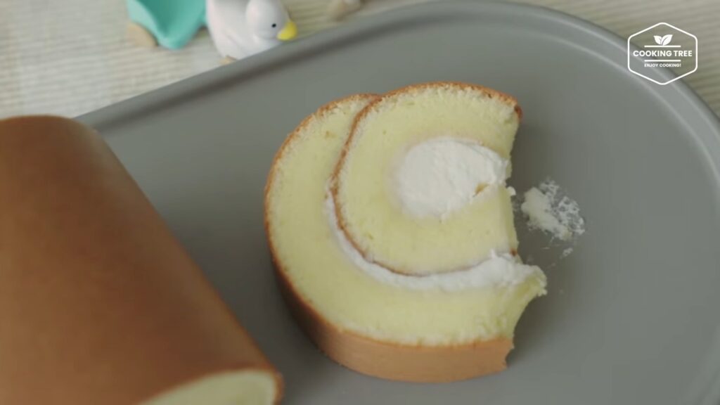 Condensed milk Roll Cake Recipe Cooking tree