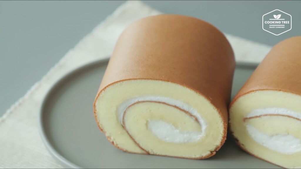 Condensed milk Roll Cake Recipe Cooking tree