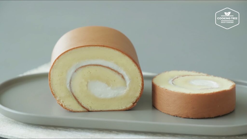 Condensed milk Roll Cake Recipe Cooking tree