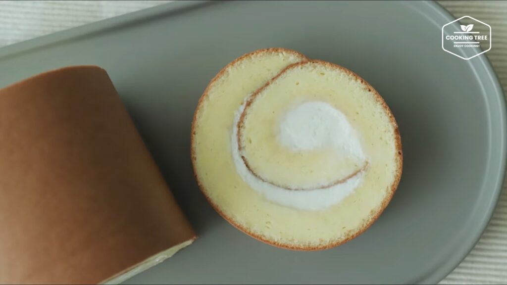 Condensed milk Roll Cake Recipe Cooking tree