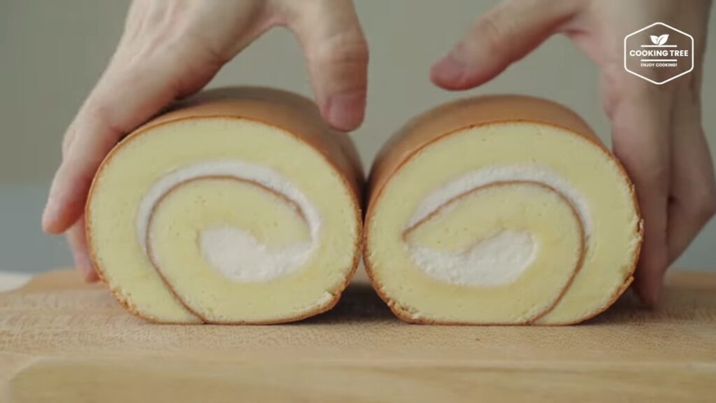 Condensed milk Roll Cake Recipe Cooking tree