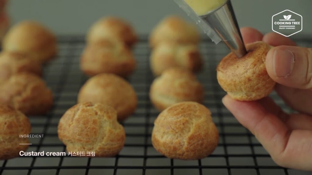 Cream puff Choux Recipe Cooking tree