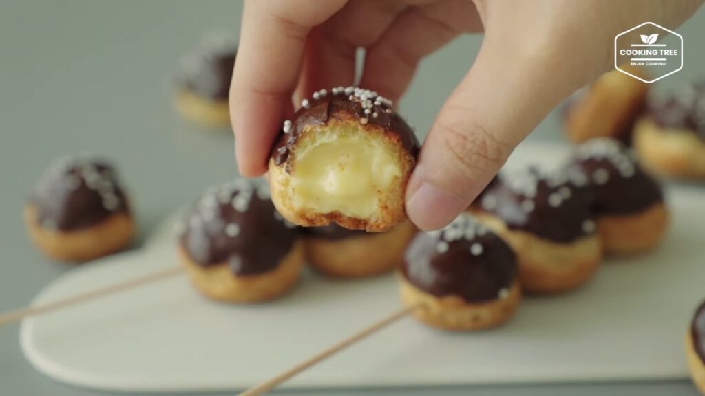 Cream puff Choux Recipe Cooking tree