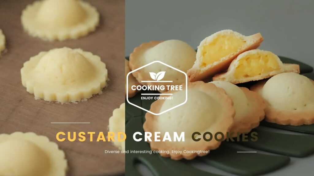 Custard Cream Cookies Recipe Cooking tree