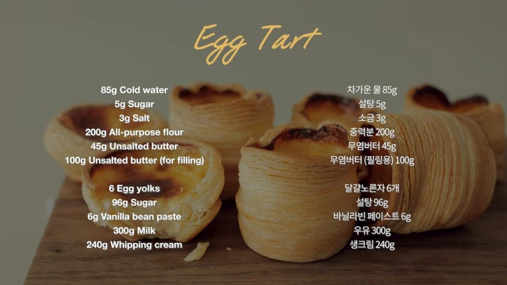 Egg Tart Recipe Perfect Crispy Cooking tree