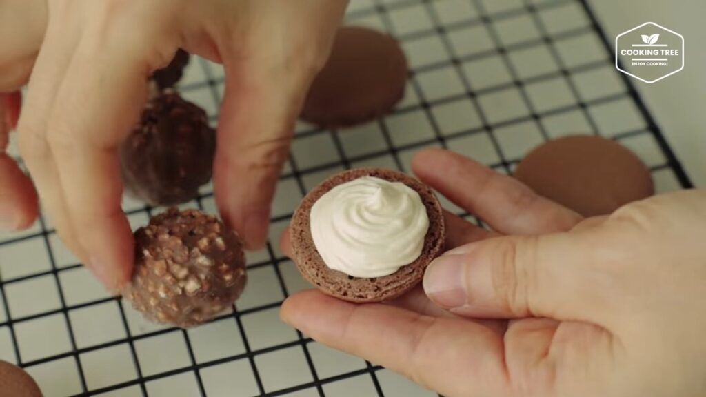 Ferrero Rocher Chocolate Macaron Recipe Cooking tree