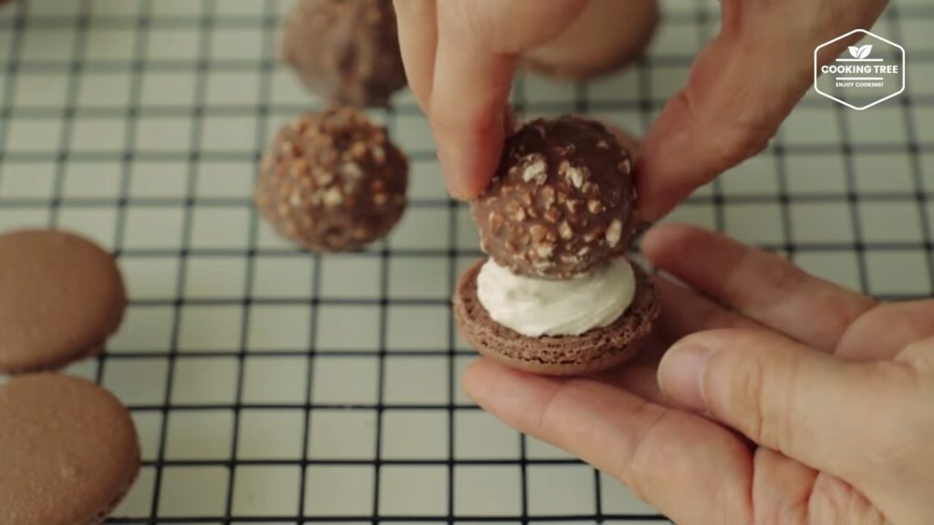 Ferrero Rocher Chocolate Macaron Recipe Cooking tree