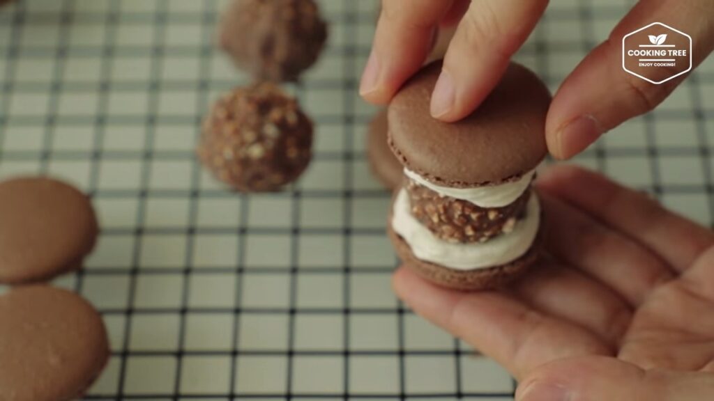 Ferrero Rocher Chocolate Macaron Recipe Cooking tree