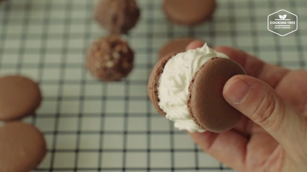 Ferrero Rocher Chocolate Macaron Recipe Cooking tree
