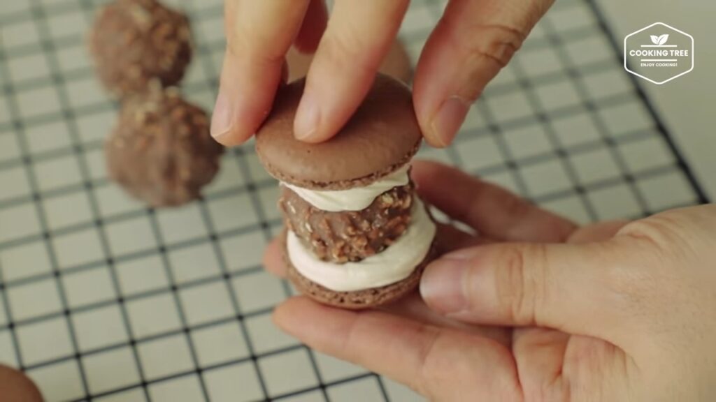 Ferrero Rocher Chocolate Macaron Recipe Cooking tree