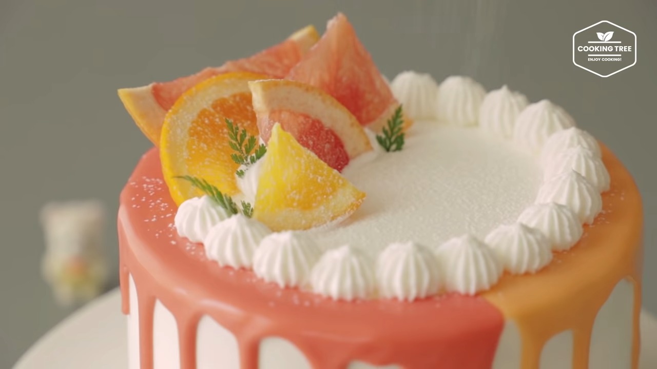 Grapefruit Orange cake Recipe