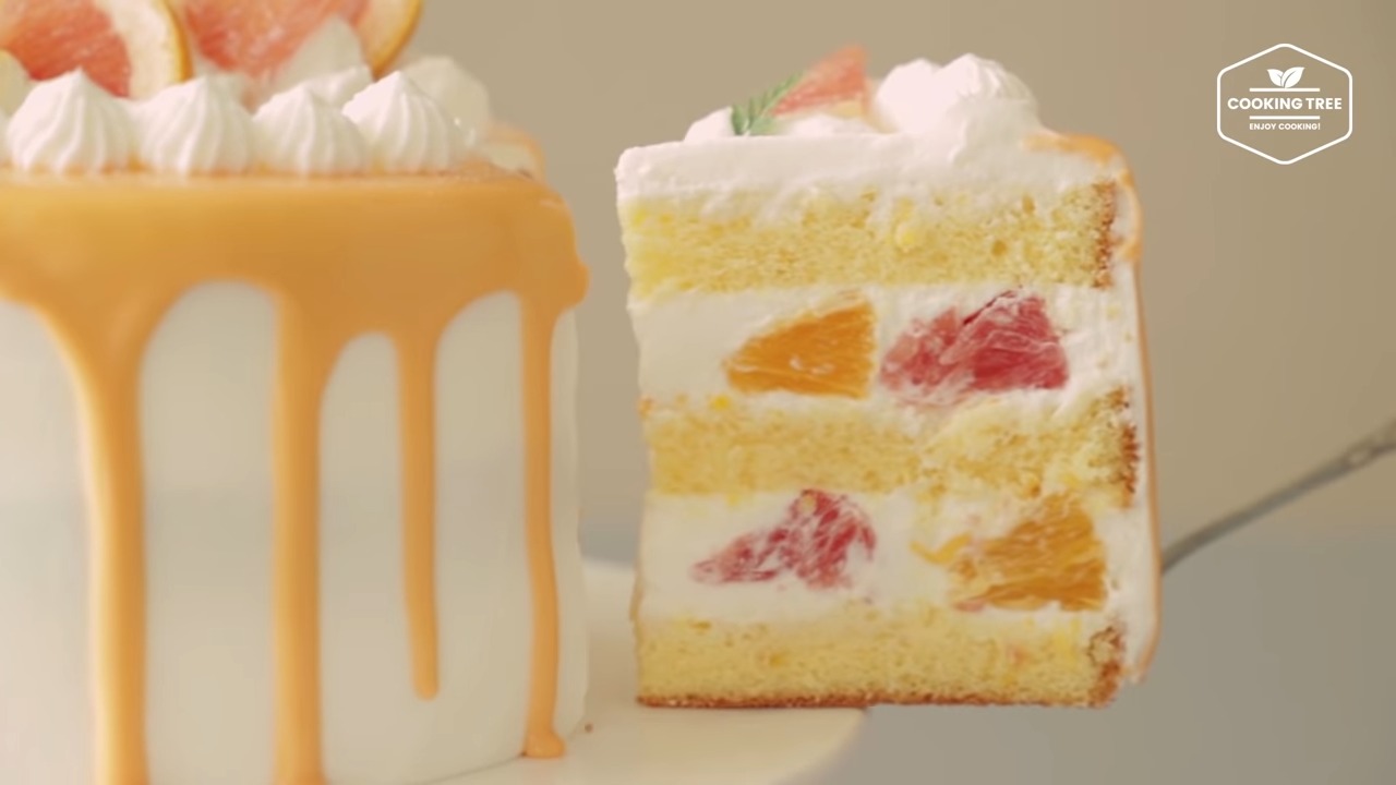 Grapefruit Orange cake Recipe