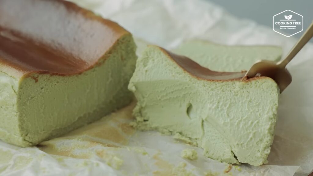 Green Tea Matcha Basque Cheesecake Recipe Cooking tree