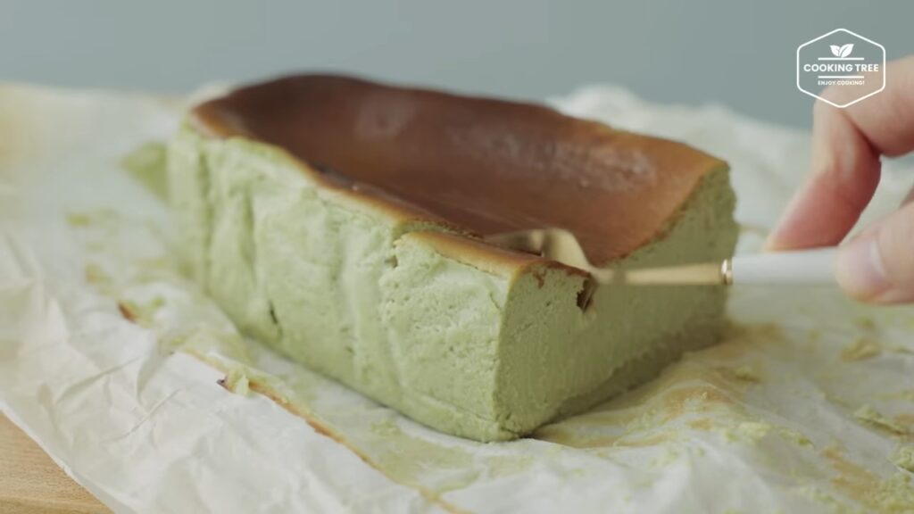 Green Tea Matcha Basque Cheesecake Recipe Cooking tree
