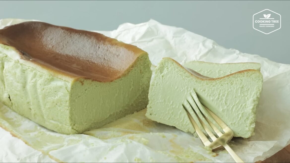 Green Tea Matcha Basque Cheesecake Recipe Cooking tree Green Tea Matcha Basque Cheesecake Recipe Cooking tree