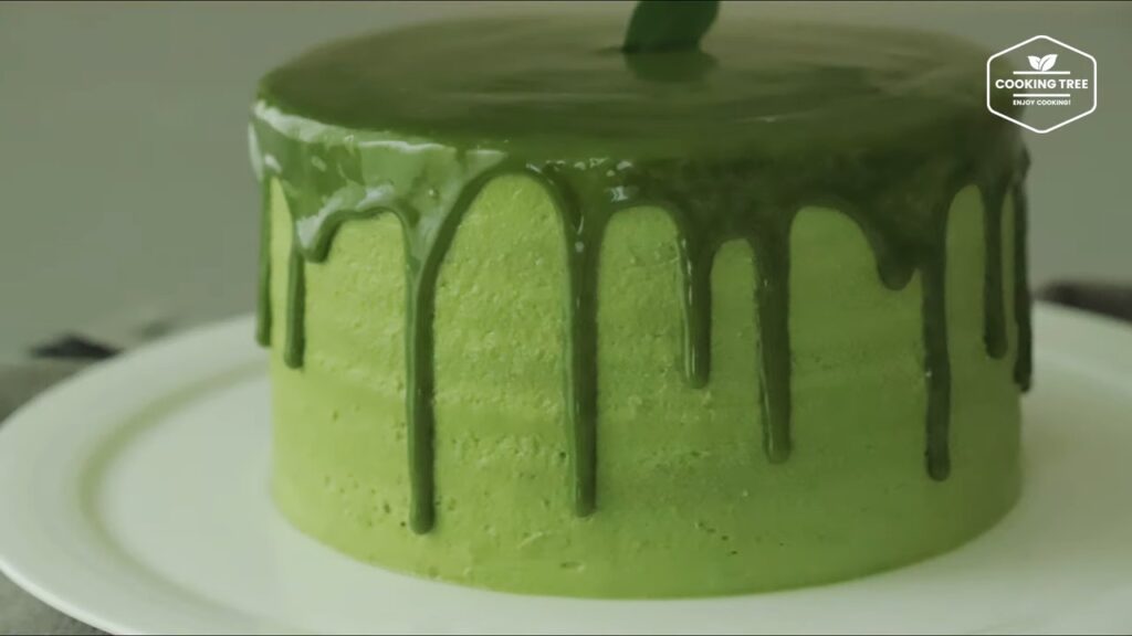 Green teaMatcha Cake Recipe Cooking tree