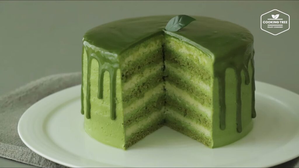 Green teaMatcha Cake Recipe Cooking tree