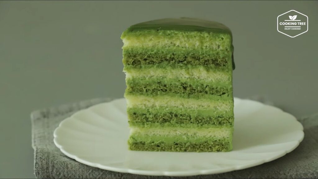 Green teaMatcha Cake Recipe Cooking tree