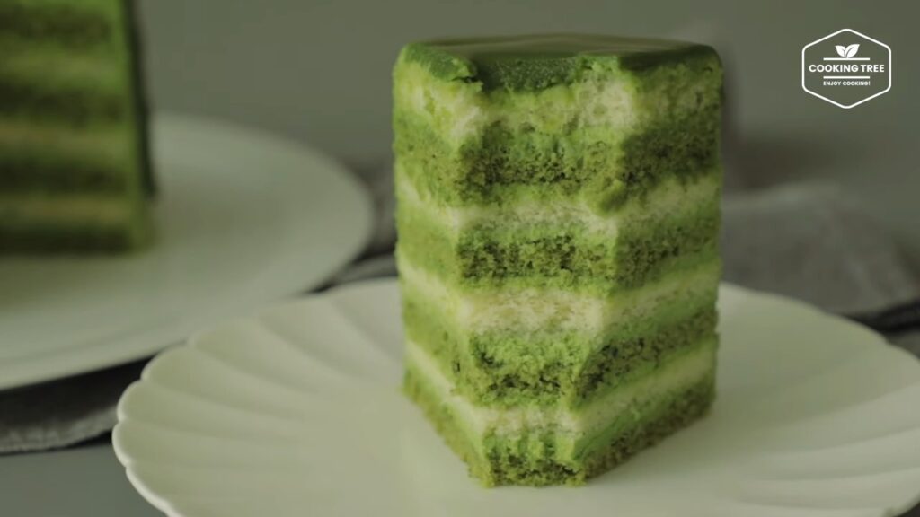 Green teaMatcha Cake Recipe Cooking tree