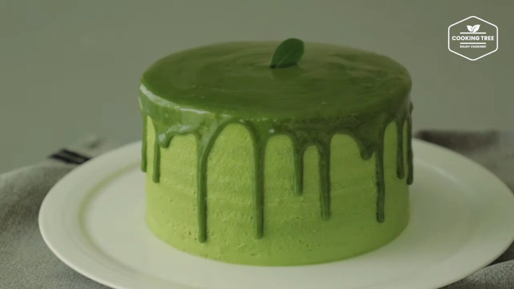 Green teaMatcha Cake Recipe Cooking tree